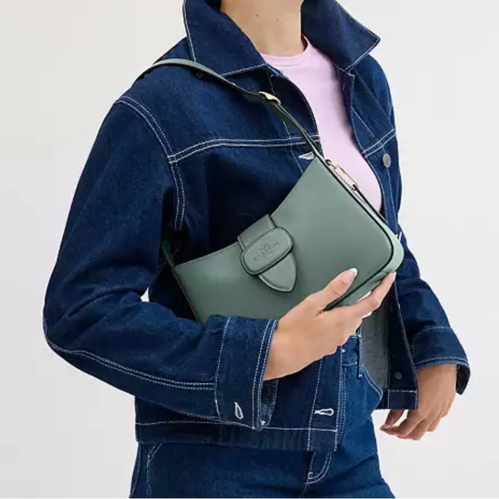 Coach Eliza Shoulder Bag With Zipper